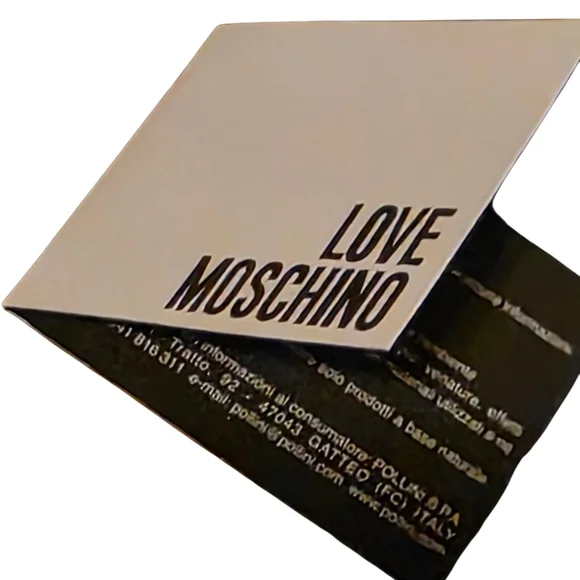 Love Moschino Italy Portafoglio Red Embossed Zip Wallet OS - Picture 5 of 11